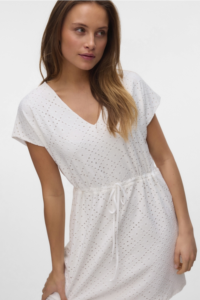 VMTASSA SS SHORT DRESS JRS NOOS 10325617 SNOW WHITE